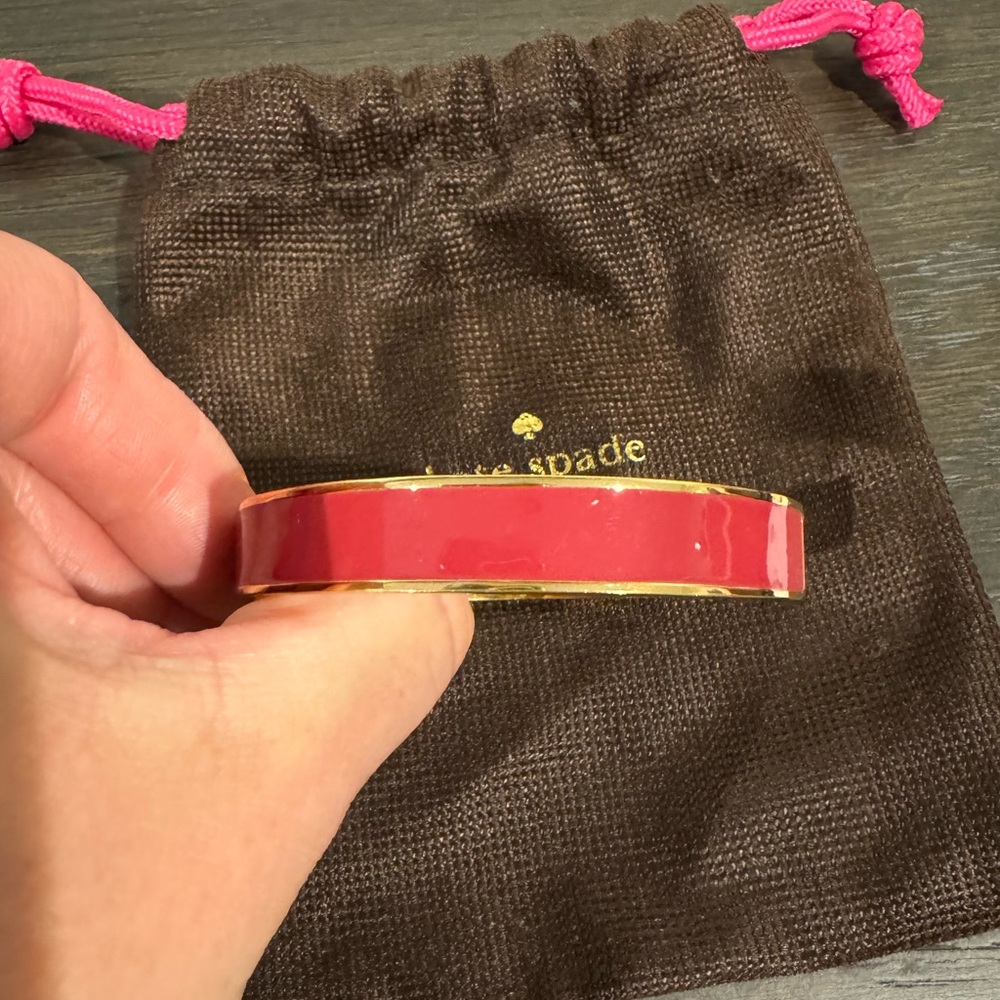 Kate Spade Red Bangle - Picture 6 of 7